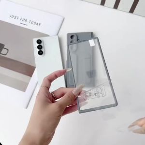 Phone Case For Samsung Galaxy Z TriFold Fold 8 7 6 5 4 Wristband Hinge Folding + Tempered Glass Shockproof Kickstand Cover2026