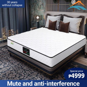 Comprehensive【8.6inch】Mattress bed foam 2 person Spring single Memory Foam bed Spring family size sofa bed single bed with pullout bed foam for bed family size sale