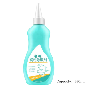 150ml Pembersih Panci Berujung Penghilang Noda Yang Ampuh Gel Pembersih Kerak Panci Hapus Kotoran Pantat Panci Secara Cepat & Efektif