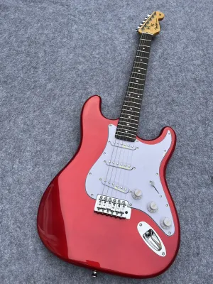 Fender Stratocaster Electric Guitar SSS Pickups Red Professional Guitar