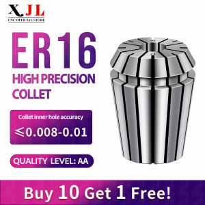 XJL High-precision ER16 collet chuck elastic chuck CNC machining center Tool holder engraving machine spring chuck