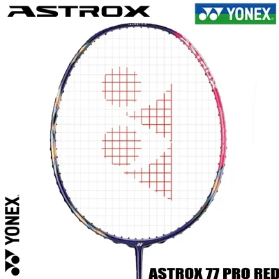 YONEX ASTROX 77 PRO แบดมินตันราคเก็ตเต็มคาร์บอนสีส้มเดี่ยว 100zz 4U 26Lbs 83g ทำในญี่ปุ่น
