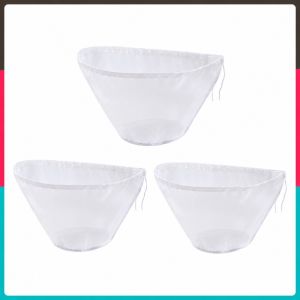 Reusable Nylon Mesh Filter Bag Bowl-Shaped Soy Milk Nut Milk Tea Coffee Food Strainer