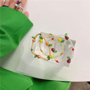 VÒNG TAY HẠT PHA LÊ HOA QUẢ