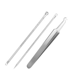 Pinset jerawat-komedo/ acne extractor 1set