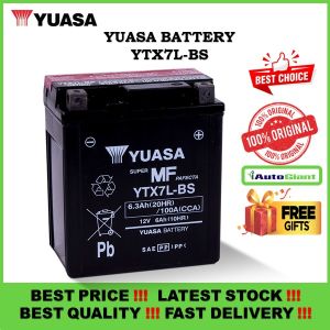 BATERI YUASA YTX7L-BS KAWASAKI ZZR250/HONDA 125150250/ELITE