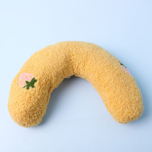 supercomfort Multicolor velvet Ushaped pillow for deep sleep