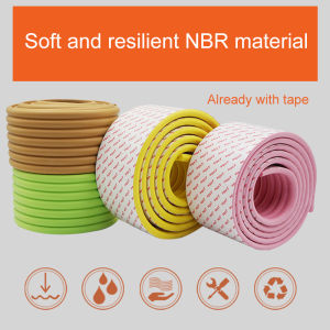 4M Baby Safety Table Desk Strip Edge Wave W-shaped Soft Table Desk Furniture Edge Cushion Guard Bar Protection for Children Home