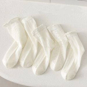 DOWNA Viền ren Tất lưới trẻ em Vải  Thiết kế dạng lưới Tất  mùa hè Thời trang Chiều dài đến mắt cá chân Tất ren công chúa dành cho bé gái dành cho các cô gái