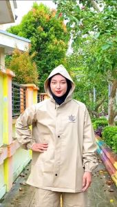 Jas Hujan Pria Wanita Dewasa Kuat & Tebal