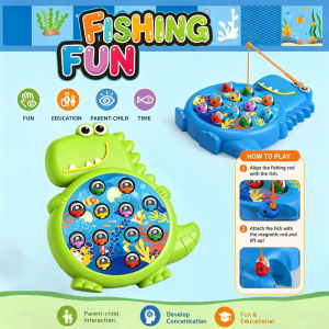 Kids Magnetic Fishing Toys Interactive Educational Tabletop Game To Enjoy Bonding Time With Children