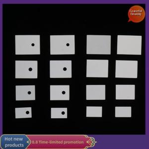 Graceful 10Pcs TO-220 3P 3PL 3PII Aluminium Oxide Plate Socketed Thermal Insulation Heat Dissipation Plate Only High Thermal Conductivity Triode Insulating Gasket