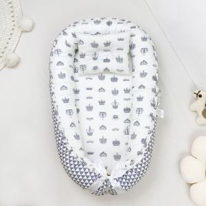 Direct Supply Pure Cotton Detachable Washable Baby Crib Nest Portable Newborn Cotton Baby Nest Recliner