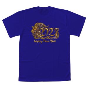 ✅ Happy New Year 2027 Family Shirt Luminous Blue Color of the Year Matching T-Shirt for New Year .C