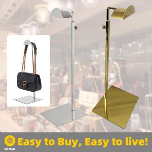 【Fast Shipping】 Adjustable Tote Bag with Display Stand with Handles Gold Steel Bag-Display-Rack
