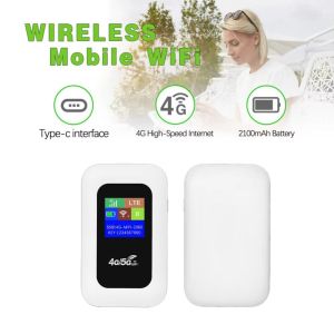 FLORI 150Mbps Bộ định tuyến điểm phát sóng 4G LTE 2100mAh Mini Điểm phát sóng di động bỏ túi Di động với khe cắm thẻ SIM WiFi bỏ túi cho văn phòng tại nhà RV du lịch trực tuyến