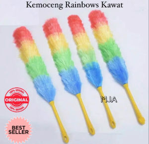 ( BISA COD ) PROMO Kemoceng Pembersih Debu Bulu Plastik / Kemoceng Tali Rafia /  Kemoceng Warna Warni Murah / Kemoceng Kawat