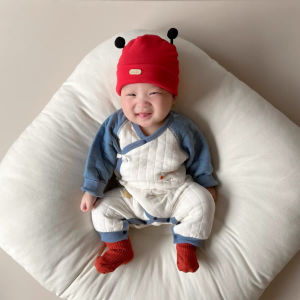 Mũ len tai ong 2 lớp dày dặn dễ thương cho bé mesocshop