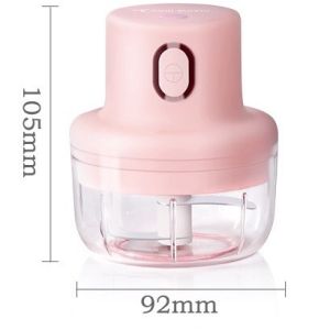 Mini wireless household meat baby food supplement cooking machine kitchen electric garlic masher/无线家用绞肉机