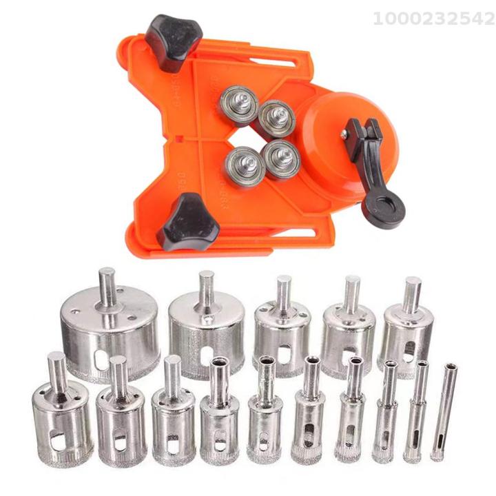 16 cái mũi khoan kim cương Dụng cụ đục lỗ kim cương Kit 6-50 mét với ...