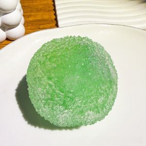 Crushed Ice Slush Squishy Stress Ball TPR Soft Fidget Squeeze Toy Cooling Texture Sensory Relief Toy for Kids Adults Summer Anxiety Relief Gift Multiple Macaron Colors Availabl