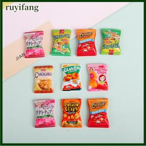 ruyifang 10ชิ้น/เซ็ต dollhouse Miniature KITCHEN อาหารมันฝรั่งชิป DIY แกล้งเล่นของเล่น