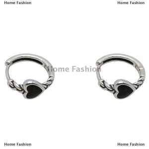[COD] Home Fashion 4PCS Stainless Steel Hoop Earrings Cool Daily Wear Jewelry Accessories