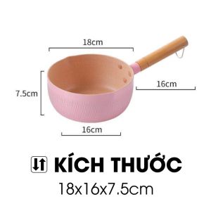Chảo chống dính đáy sâu dùng mọi loại bếp(18cm)