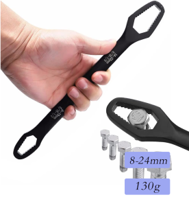 Double End Wrench Universal Spanner 8-22mm Multi Functional Self-tightening Glasses Wrench