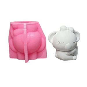 3D Koala Silicone Molds Koala Shape Silicone Molds for Soap Chocolate Candy Fondant Making Home Decoration