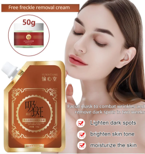 Masker Wajah Anti-Kerut Meringankan Bintik Pemutihan/Whitening Lighten Spots Anti-Wrinkle Facial Mask/Flek Kulit Halus Meningkatkan Kusam Menghilangkan Bintik-Bintik Whitening Masker