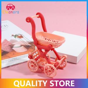 [Eleanor] Xe đẩy mua sắm mini người bán hàng mẫu cho trẻ em Đồ chơi giả vờ đồ trang trí nhà búp bê