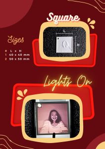 Personalized 3D Photo Print - Keychain (Lithophane)