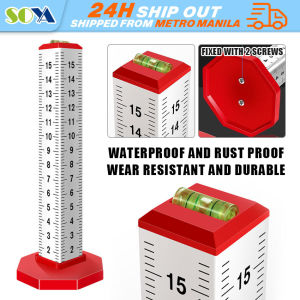 Tile Leveling Ruler Horizontal Bubble Leveling Ruler Suspended Ceiling Paving Tile Leveling Ruler Leveling Tool Light Steel Keel Leveling Artifact Ceiling Leveling Special Ruler Equal Height Ruler Gradienter Stick Wall Lay Floor Tiles Tool