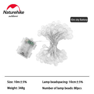 Naturehike Light String Camping Tent Canopy Atmosphere Light String Outdoor Camping Decoration Led Light Waterproof Light