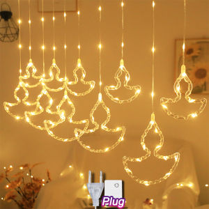 3Color Deepavali lights 5meter 11Modes LED Diwali lights Fairy lights Outdoor Curtain String Light for Deepavali decoration item