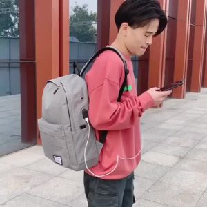 Laptop backpack USB interface backpack leisure bag student backpack