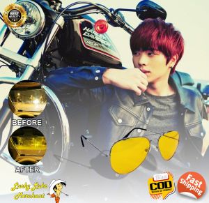 Kacamata Motor Clear View Night Vision Glasses Driving Motorcycle