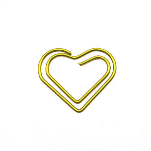Heart Shaped Metal Paper Clips Metal School Office Supplies Pack Of 50 Multicolor Love Paperclips For Office Organization Scrapbooking School Supplies