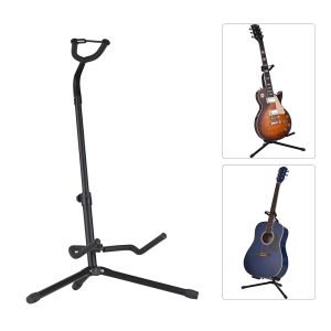 Durabled Vertical Metal Black Guitar Stand Acoustic Guitar Electric Guitar Bass Stand Guitar Rack Guitar Floor Stand