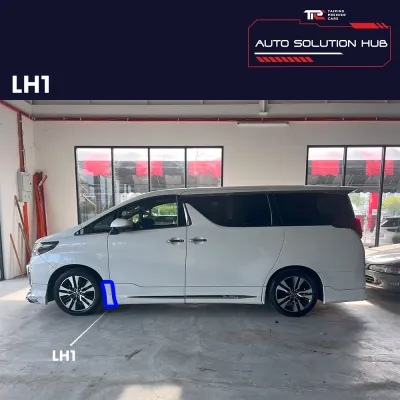 Alphard Vellfire Bodykit AGH30 Modellista V1 / Skirt No Color Pearl White (070) Black (202) Selling Loose Parts