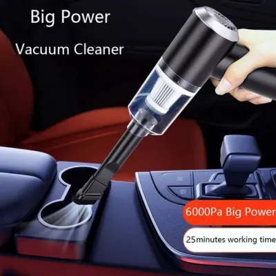 Vacuum Cleaner Portabel Multifungsi 6000Pa/50000Pa - Vacuum Mobil & Rumah Multifungsi dengan Penyaring Filter dan Aksesoris Lengkap