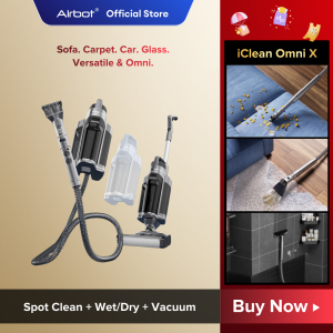 Airbot iClean OMNI X Wet Dry Vacuum Cleaner Cordless Handheld Vacuum Mop HEPA Filter 12A