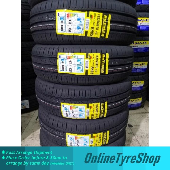 185/60/15 Rotalla Setula E-Race RH05 Tyre Tayar 3 Years Local 