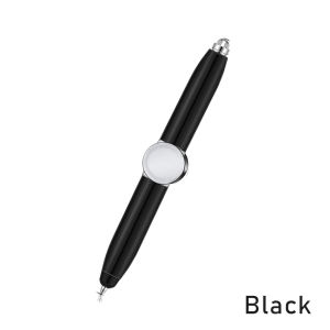 Finger Spinner Pen Rotating Luminous Fingertip Gyro Pen Anti Stress Toys Pen Ballpoin Decompression Spinning Pen Gyroscope Decompression Light Ball Pen Shape Finger Gyroscope Writing Pen Childrens Birthday Gift