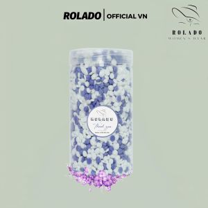[ CHE TÊN] Combo Sáp Wax Lông Mix Các Loại ROLADO Cao Cấp Siêu Bám Lông Và Lọ 10ml Mỡ Trăn Nguyên Chất Hỗ Trợ Triệt Lông