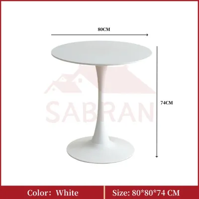 SABRAN Nordic Modern Table Coffee Table Small Round Table Corner Side Table Dining Table