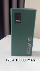 [SG STOCK]100%120W    mAh Fast Charging  With Built in Cable for Type-c/ios  Lightning