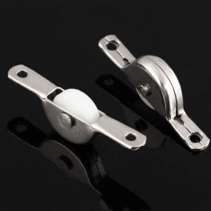 XAVINU Nylon Convenient Hardware Bin Sliding Cupboard Door Roller Pulley Wheel Cabinet Casters Window Rollers