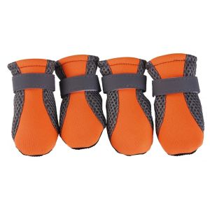 MANKA Safe Reusable Hot Pavement for Small Large Dogs with Reflective Stripe Paw Protectors Pet Rain Boots Pet Supplies Dog Shoes Dog Boots